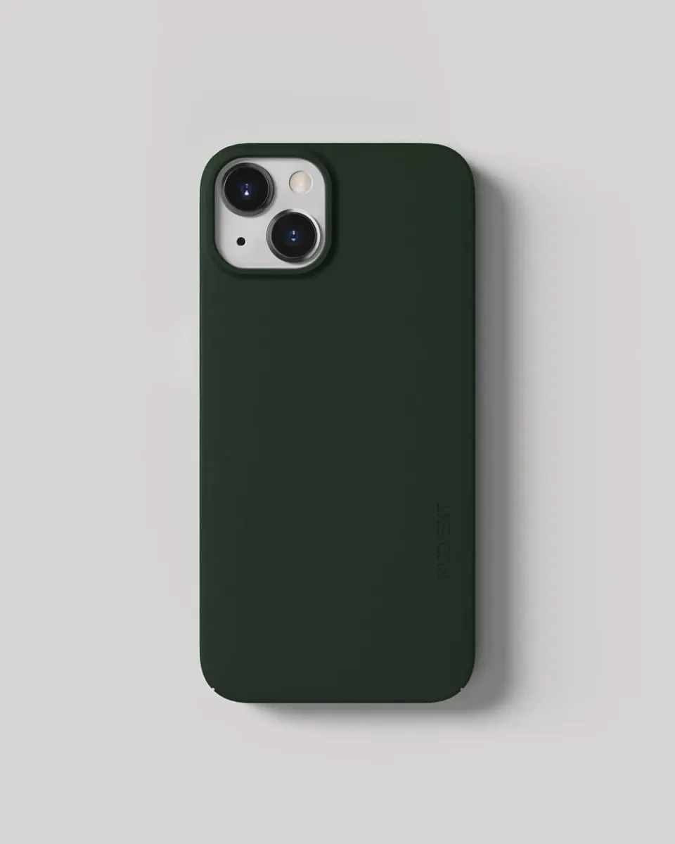 Nudient Thin Case iPhone 13 cover verde sottile MagSafe