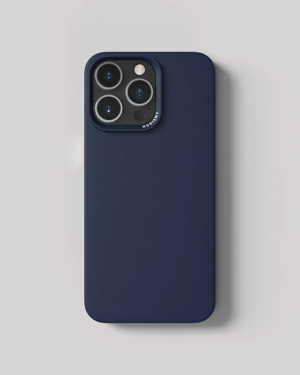 Nudient Thin Case iPhone 15 Pro Max cover Ocean Blue MagSafe