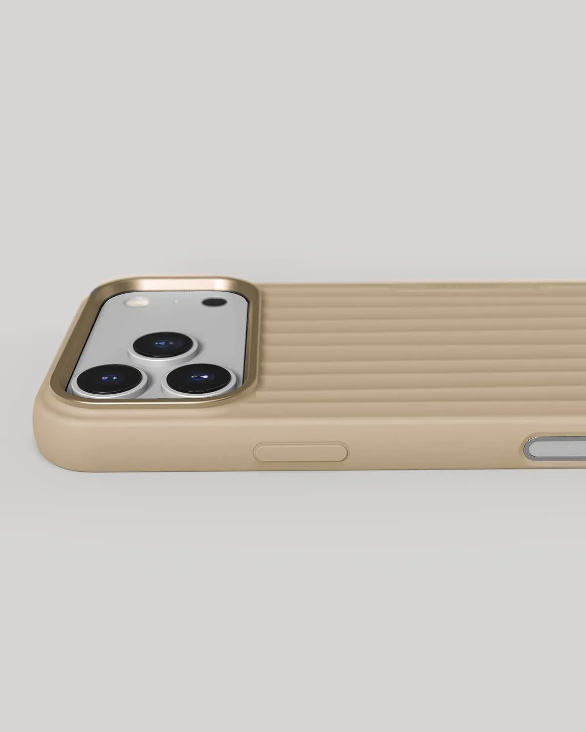 Nudient Bold Case cover iPhone 17 Pro Max Wool Beige MagSafe