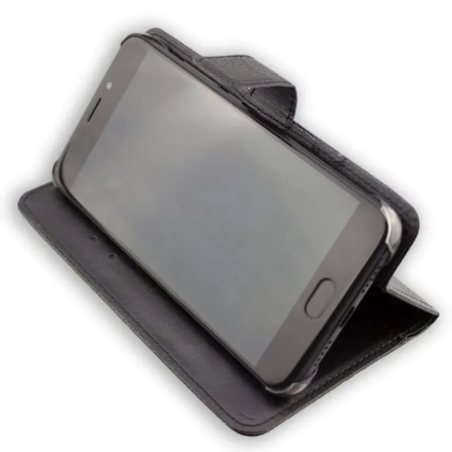 caseroxx Bookstyle UMi Plus Extreme custodia libro nero con stand