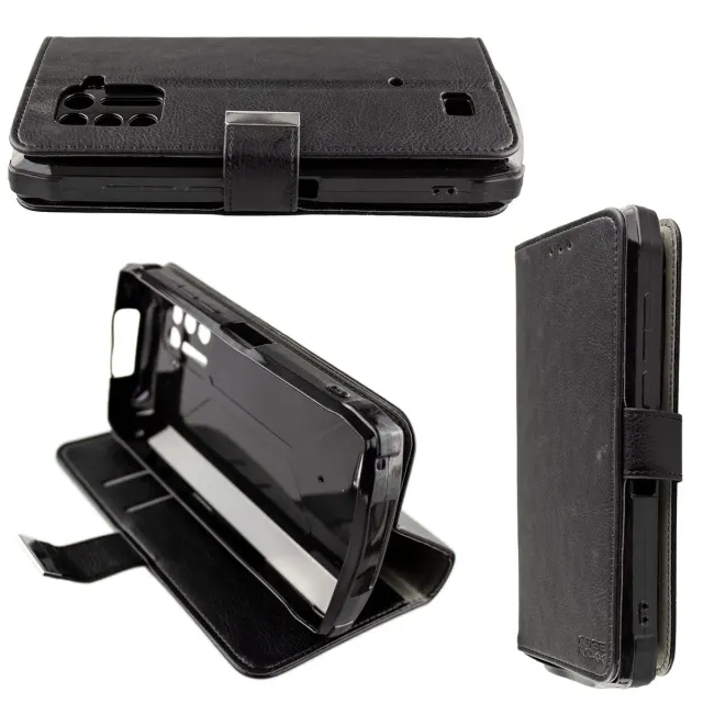 caseroxx Bookstyle Ulefone Power Armor 13 custodia nera carte