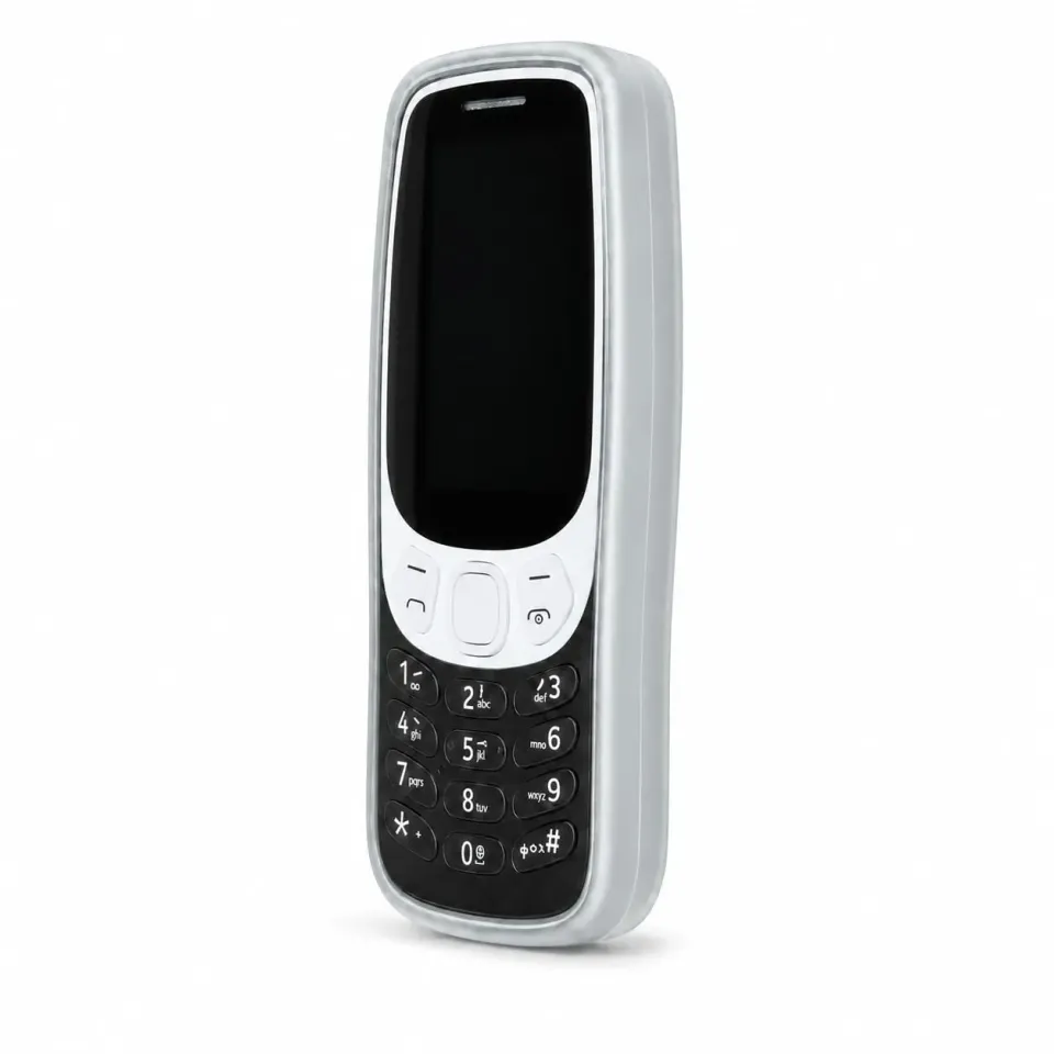 caseroxx TPU custodia Nokia 3210 2024 bianco trasparente antiurto