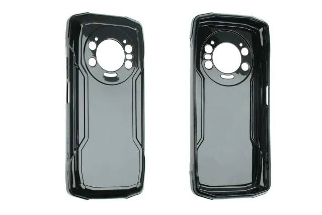 caseroxx custodia TPU Cubot KingKong Star nera antiurto
