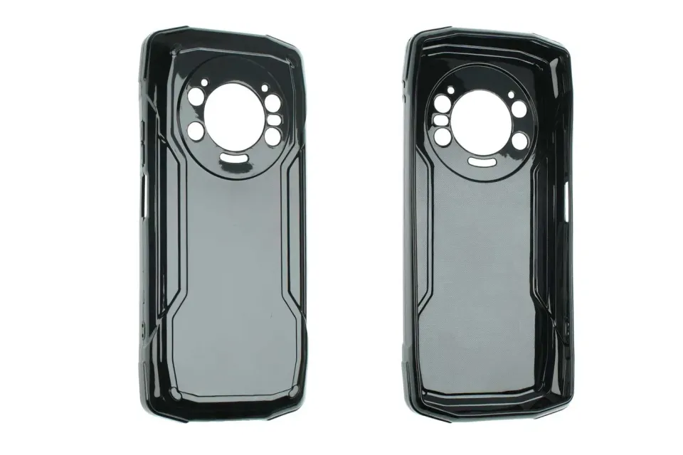caseroxx custodia TPU Cubot KingKong Star nera antiurto