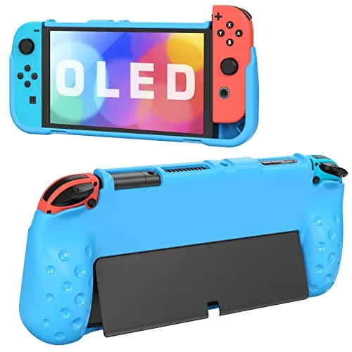 MoKo Nintendo Switch OLED cover TPU blu grip
