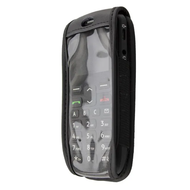 caseroxx Doro PhoneEasy 506 borsello pelle nero vera pelle