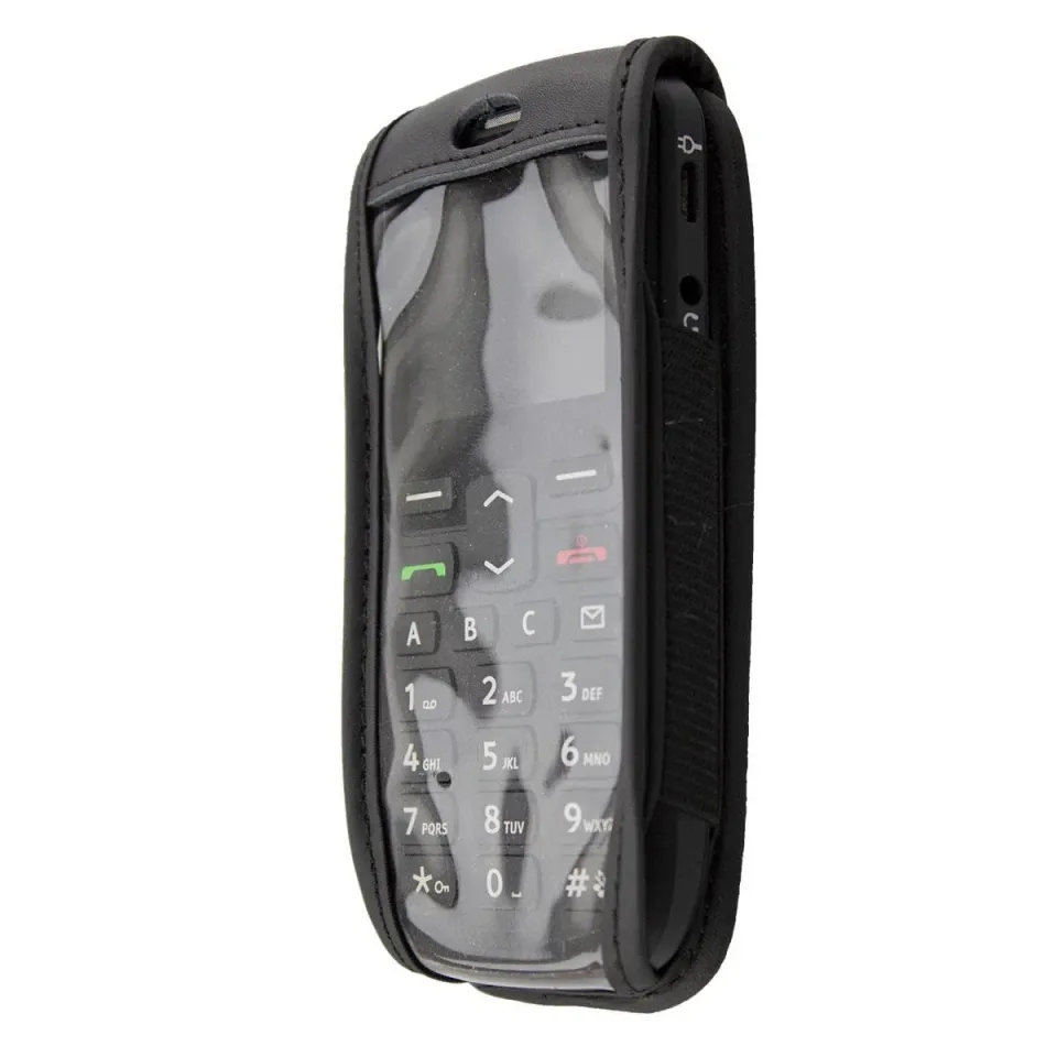 caseroxx Doro PhoneEasy 506 borsello pelle nero vera pelle