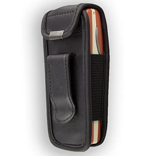 caseroxx Nokia 6610/7210 custodia cintura pelle nero finestra