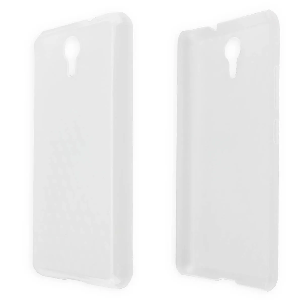 caseroxx TPU custodia Ulefone Power bianco trasparente slim