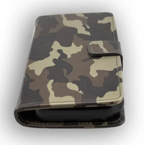 caseroxx Bookstyle custodia portafoglio Cat S60 mimetica