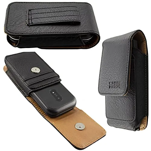caseroxx Doro 6040 6041 borsello pelle nero cintura