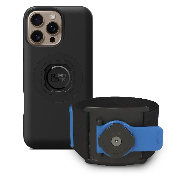 Quad Lock Kit Corsa Fascia Braccio iPhone Regolabile