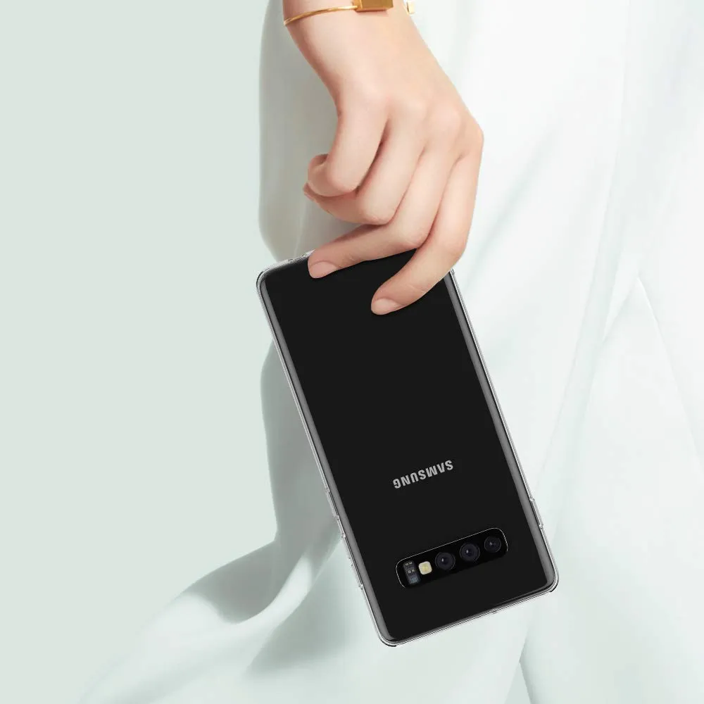 MoKo Galaxy S10 cover TPU trasparente 2 pezzi sottile