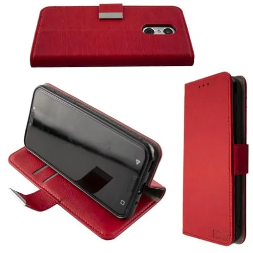 caseroxx Bookstyle Emporia Smart 3 Custodia Portafoglio Rossa