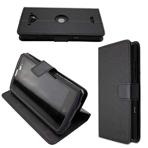 caseroxx Bookstyle Crosscall Core-X3 custodia portafoglio nera