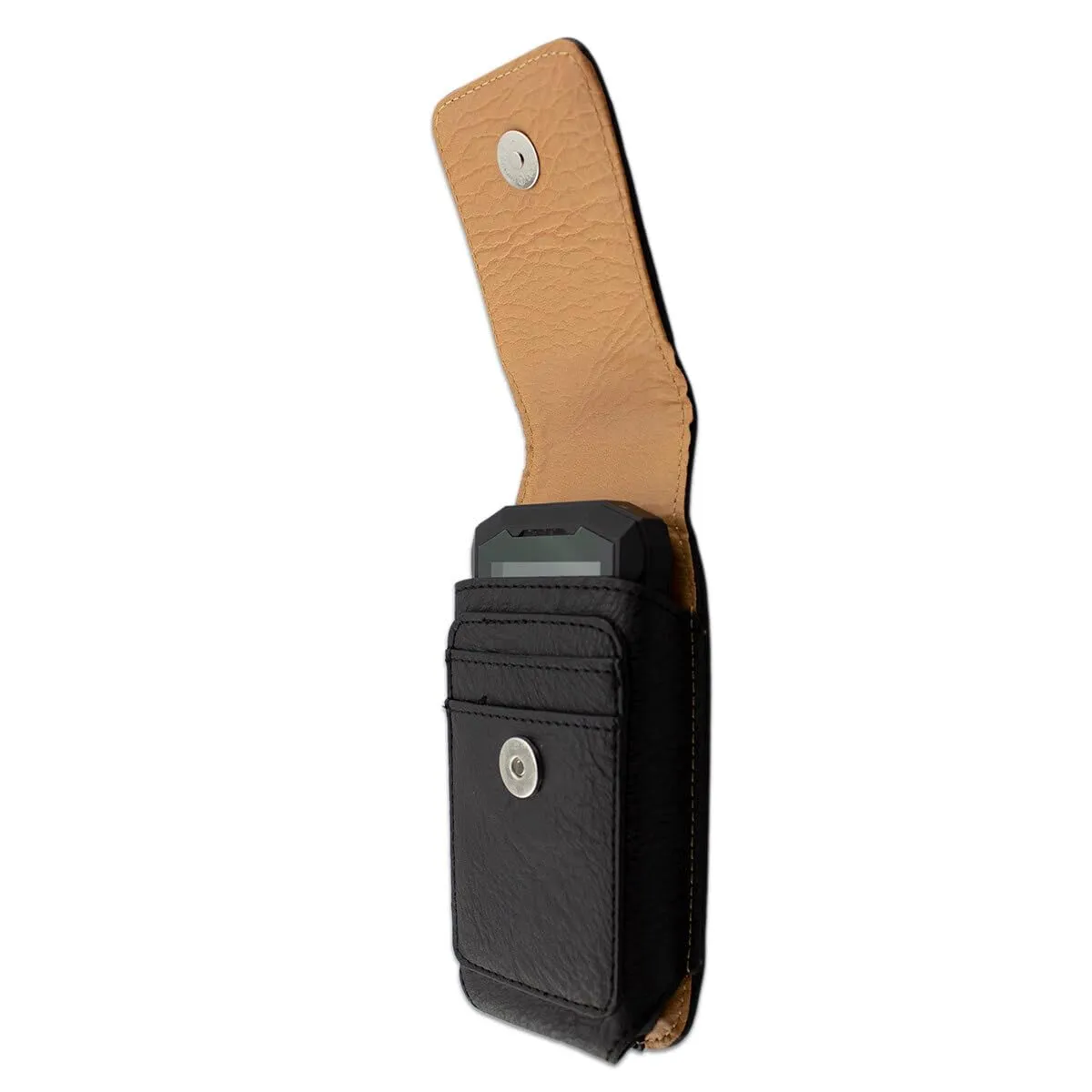 caseroxx Outdoor fondina Crosscall Spider-X5 nero pelle