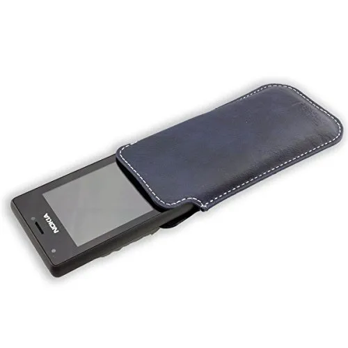 caseroxx Business-Line Nokia 150 custodia azzurra ecopelle