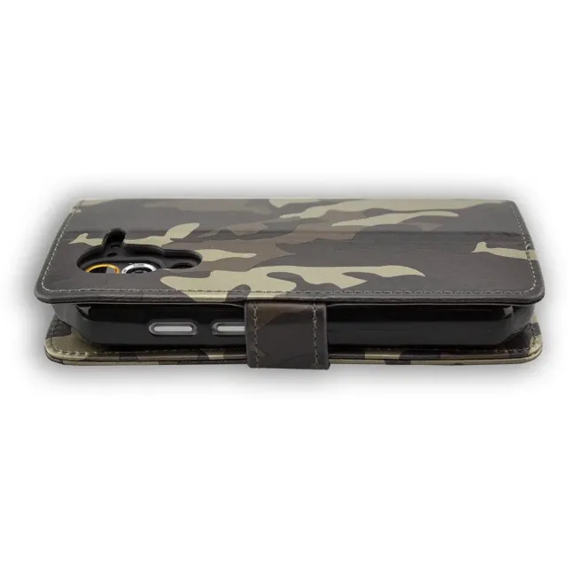 caseroxx Bookstyle custodia portafoglio Cat S60 mimetica