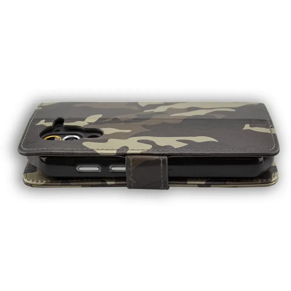caseroxx Bookstyle custodia portafoglio Cat S60 mimetica
