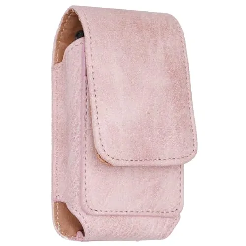 caseroxx borsa pelle MyPhone Tango 2 LTE rosa cintura