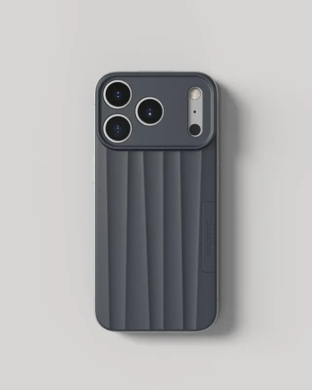 Nudient Slice Case cover iPhone 17 Pro blu ultrasottile