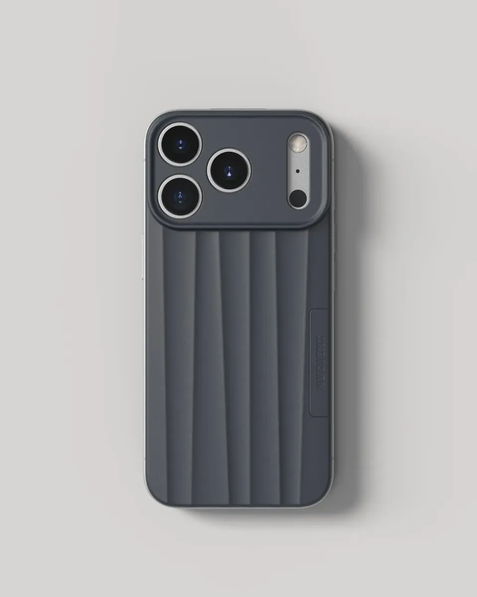 Nudient Slice Case cover iPhone 17 Pro blu ultrasottile