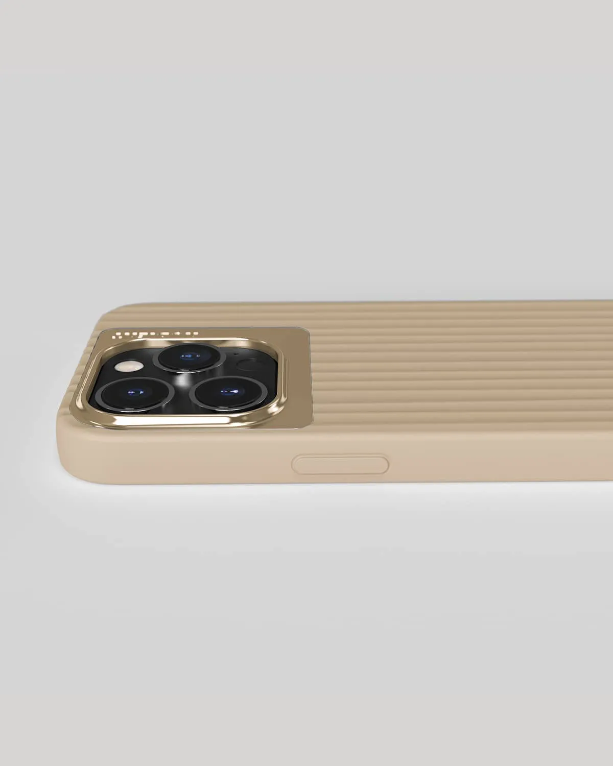 Nudient Bold Case iPhone 15 Pro cover Wool Beige MagSafe