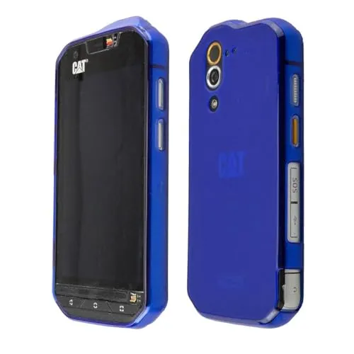 caseroxx Cat S60 cover TPU azzurra antiscivolo
