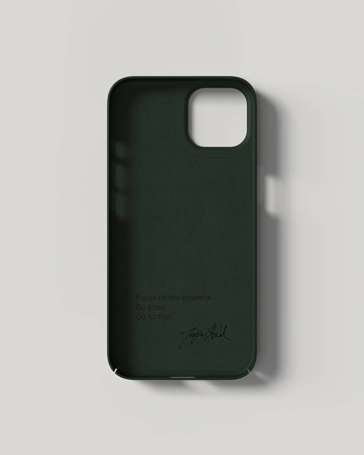 Nudient Thin Case iPhone 13 cover verde sottile MagSafe