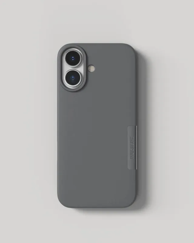 Nudient Thin Case custodia iPhone 17 Ash Grey MagSafe