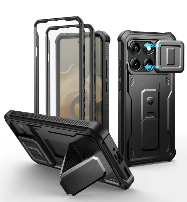 Dexnor Moto Edge 5G 2025 cover nera antiurto 6,7"