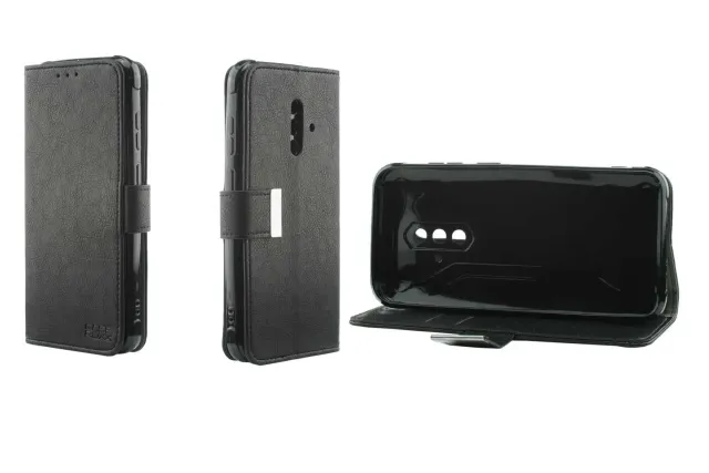caseroxx Blackview BV5200 custodia a libro nera stand