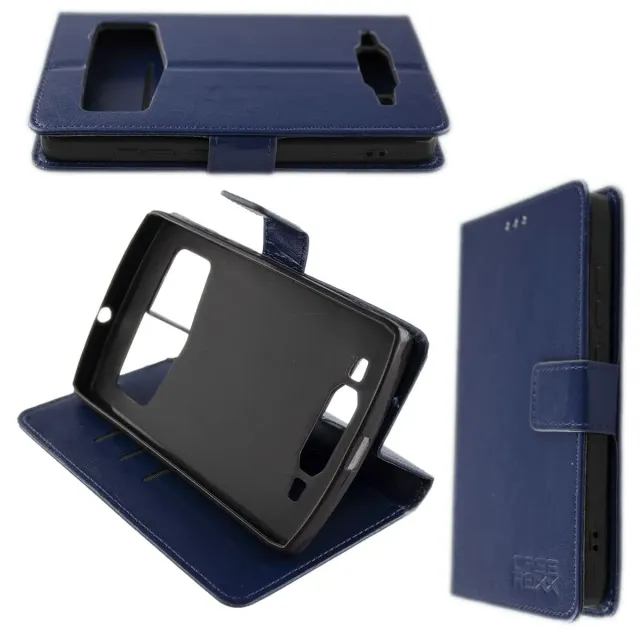 caseroxx Bookstyle Unihertz Titan custodia portafoglio azzurra