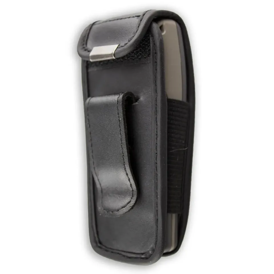 caseroxx tasca Nokia 2300 vera pelle nera con finestra