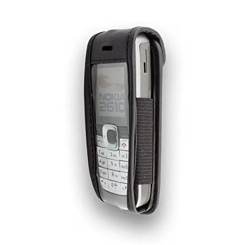 caseroxx Nokia 2610 2626 borsello pelle nero cintura