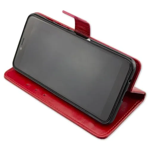 caseroxx Bookstyle custodia Archos Core 57s rossa portacarte