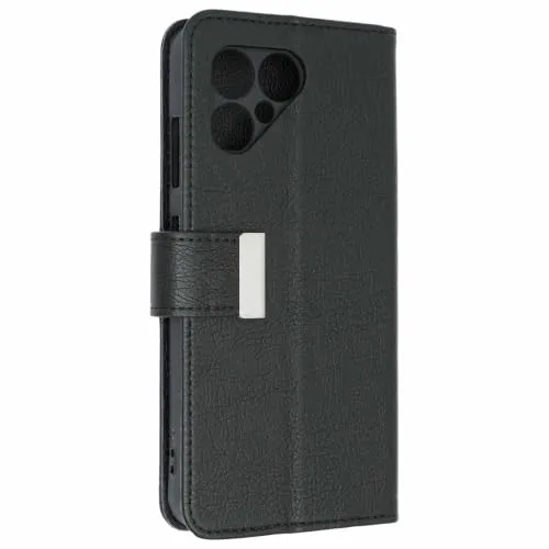 caseroxx Bookstyle custodia a libro Fairphone Gen 6 nera stand