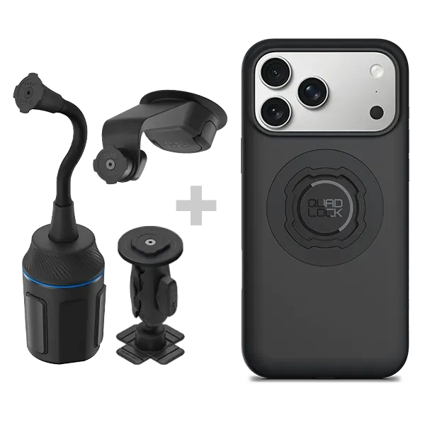 Quad Lock kit auto elettrica iPhone supporto MAG