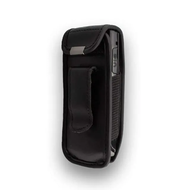 caseroxx Samsung GT-E1170 Borsello pelle nero con clip cintura