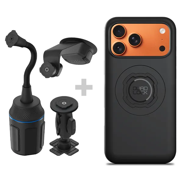 Quad Lock kit auto elettrica iPhone supporto MAG