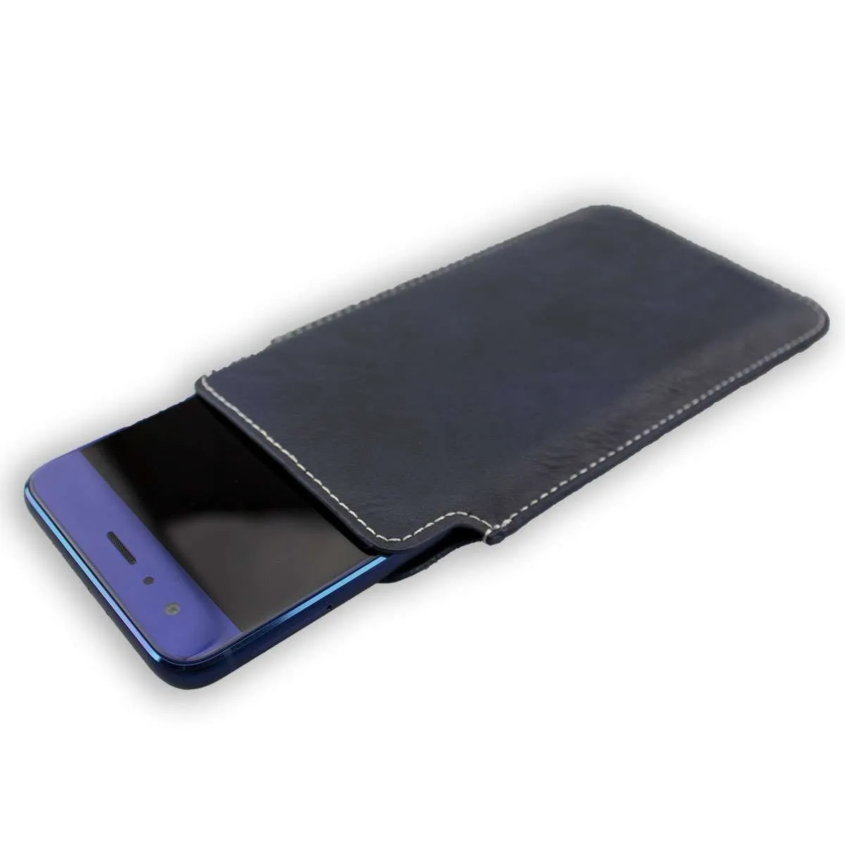 caseroxx Business-Line Blackview R6 tasca cintura azzurra pelle