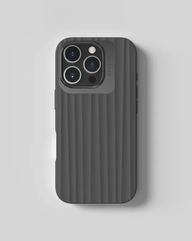 Nudient Bold Case custodia iPhone 16 Pro grigia MagSafe antiurto