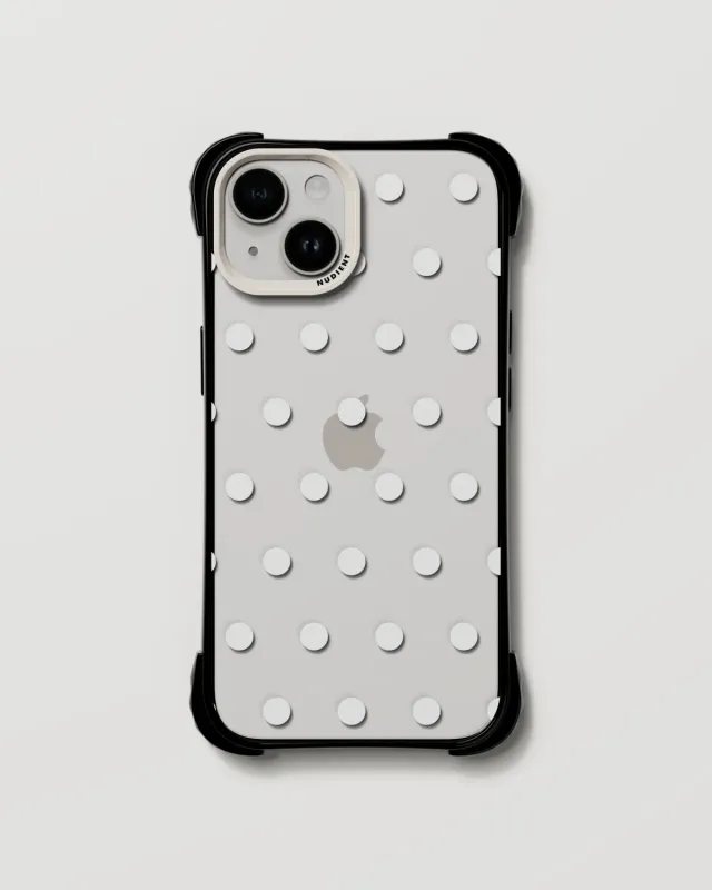 Nudient Form Bumpy Case custodia antiurto trasparente