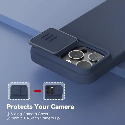 CloudValley iPhone 15 Pro cover silicone blu 6,1"