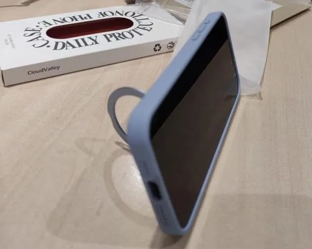 CloudValley cover iPhone 15 Pro Max MagSafe nero stand