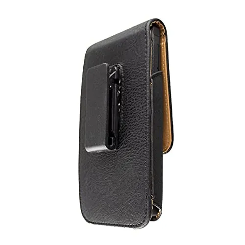 caseroxx Crosscall Core-M5 custodia cintura nera pelle