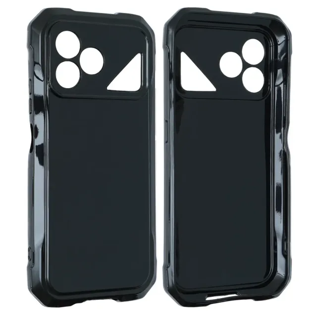 caseroxx TPU custodia Cubot KingKong Dura nero rugged