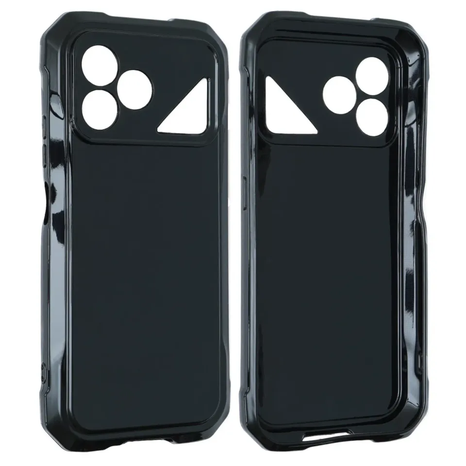 caseroxx TPU custodia Cubot KingKong Dura nero rugged
