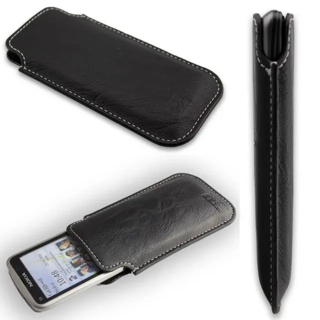 caseroxx Business-Line tasca Nokia C3-01 cintura nero