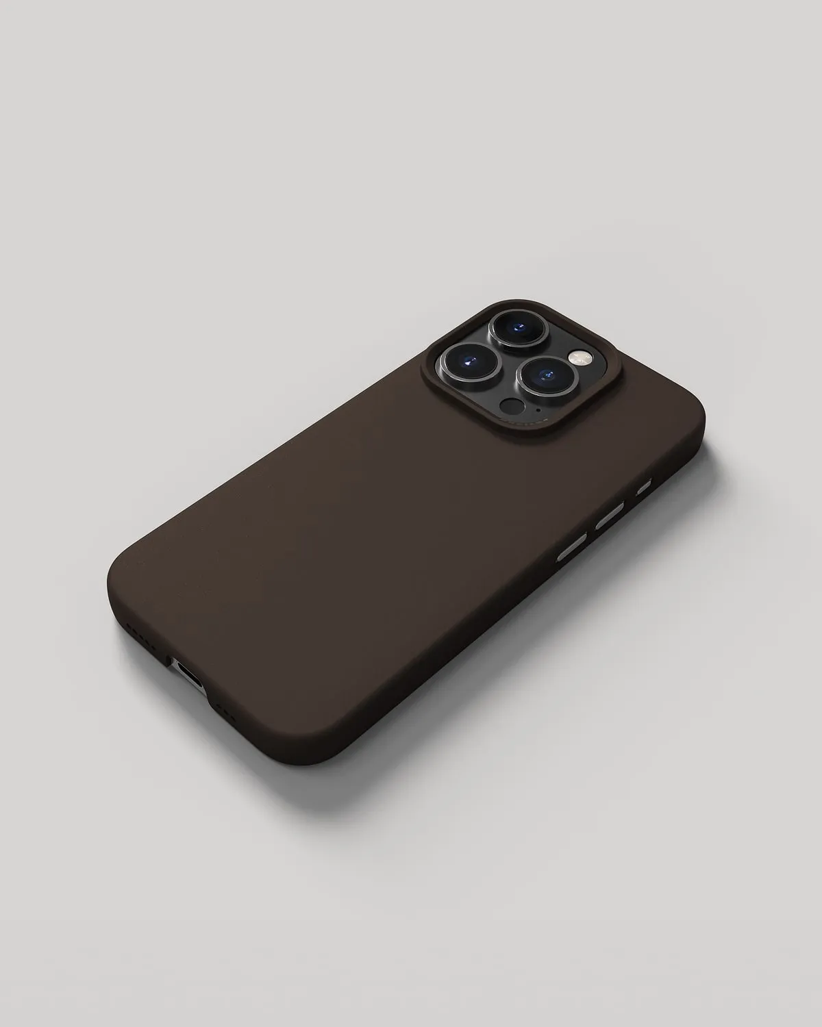 Nudient Thin Case cover iPhone 15 Pro marrone MagSafe sottile